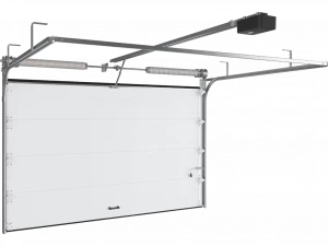 Гаражные секционные ворота RSD02 Doorhan из стальных сэндвич-панелей с торсионным механизмом (3500*3300)